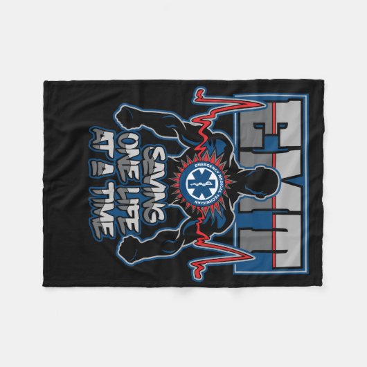 EMT, das auf einmal ein Live rettet Fleecedecke (Vorderseite (Horizontal))