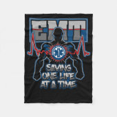 EMT, das auf einmal ein Live rettet Fleecedecke (Vorderseite)