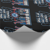 EMT, das auf einmal ein Live rettet Geschenkpapier (Ecke)