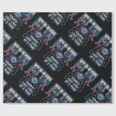 EMT, das auf einmal ein Live rettet Geschenkpapier (Flach)