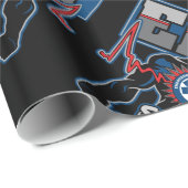 EMT, das auf einmal ein Live rettet Geschenkpapier (Rolleneckpunkt)