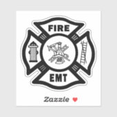 EMT-Decks für Feuerwehrleute Aufkleber (Blatt)