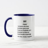 EMT Definition Gesundheitsnotfall EMTs Medical Tasse (Links)