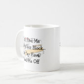EMT --"Der Block-einkreisend" lustige Geschenke Kaffeetasse (Vorderseite Links)