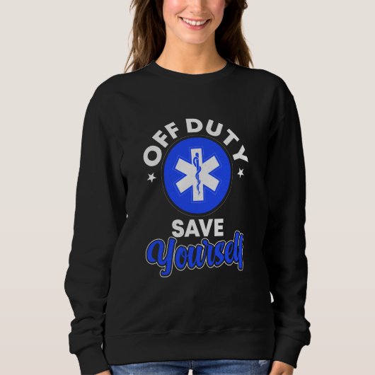 EMT EMS Paramedic First Responder Ambulance Sweatshirt (Vorderseite)