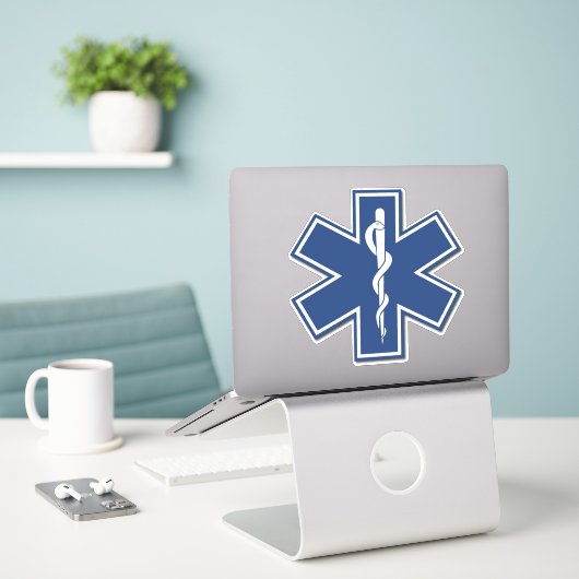 EMT EMS Paramedic First Responder Aufkleber (Laptop auf Schreibtisch)