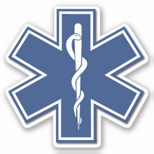 EMT EMS Paramedic First Responder Aufkleber (Vorderseite)
