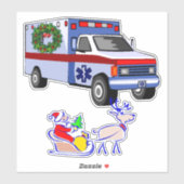 EMT EMS Paramedic First Responder Aufkleber (Blatt)