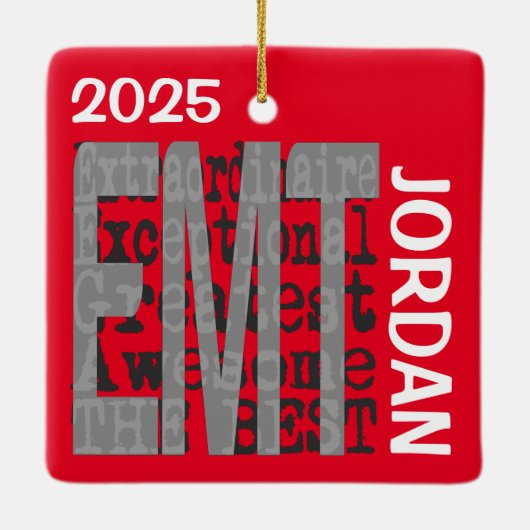 EMT Extraordinaire CUSTOM Keramikornament (Rückseite)