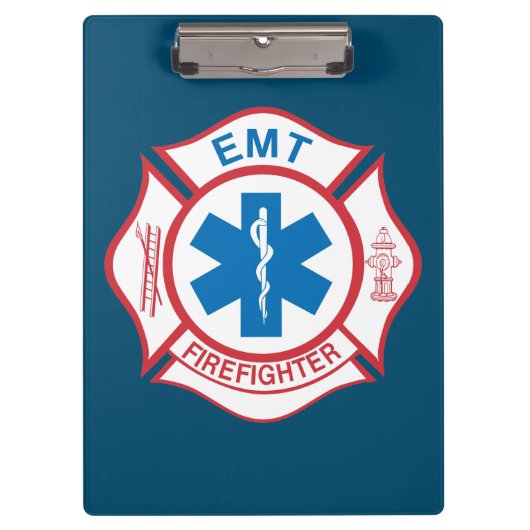 EMT Feuerwehrsymbol Klemmbrett (Vorderseite)