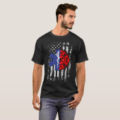 EMT Firefighter American Flag T-Shirt (Vorne ganz)