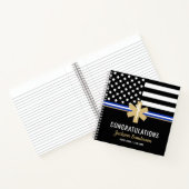 EMT First Responder Flag EMS Retirement Guest Book Notizblock (Innenseite)