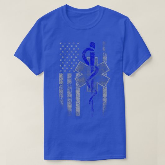 EMT First Responder Flag T-Shirt (Design vorne)