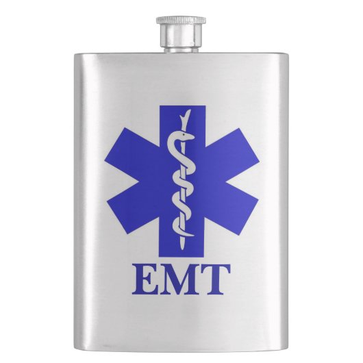EMT Flasche Flachmann (Vorderseite)
