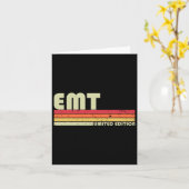 Emt Funny Job Title Profession Birthday Worker Ide Karte (Gelbe Blume)