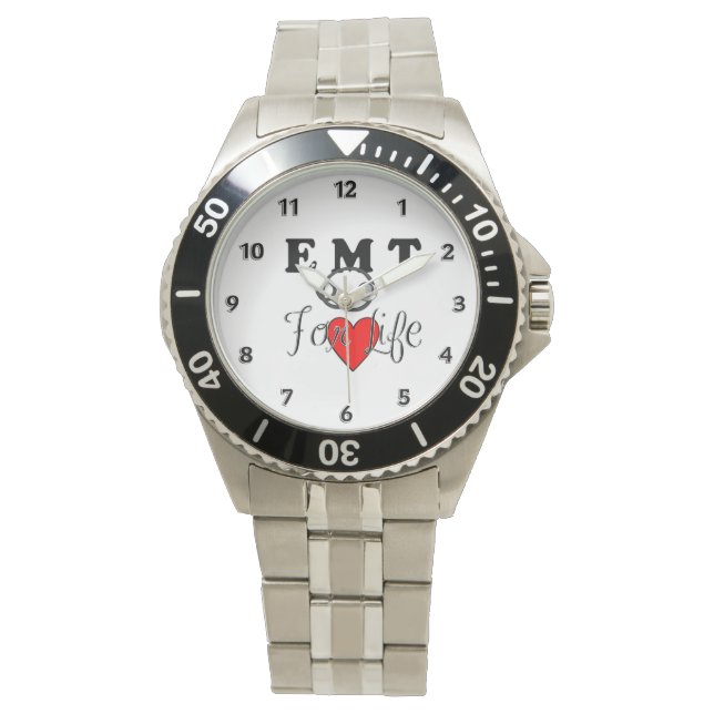 EMT für Leben Armbanduhr (Vorderseite)