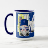 EMT Gnome mit Little EMS Truck Tasse (Links)