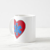 EMT Herz Kaffeetasse (Vorderseite Links)