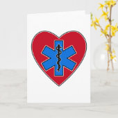 EMT Herz Karte (Gelbe Blume)