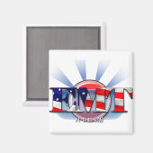 EMT in den USA (NOTFALLMEDICAL TECH) Magnet (Vorderseite/Rückseite)