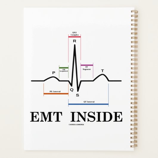 EMT Inside Sinus Rhythmus Elektrokardiogramm Planer (Rückseite)