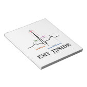 EMT Inside (Sinusrhythmus-Elektrokardiogramm) Notizblock (angewinkelt)