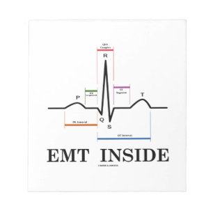EMT Inside (Sinusrhythmus-Elektrokardiogramm) Notizblock