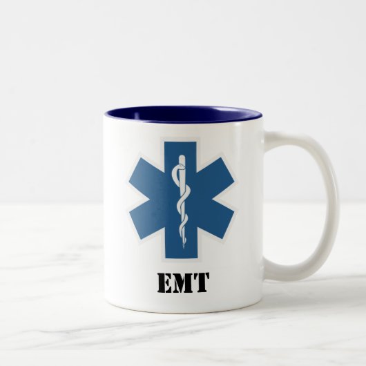 EMT Kaffee Zweifarbige Tasse (Rechts)