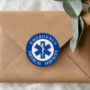 EMT Klassischer Stil Medic Runder Aufkleber
