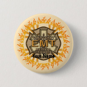 EMT Malteser Cross Button