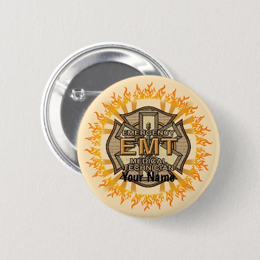 EMT Malteser Cross Button (Vorne & Hinten)