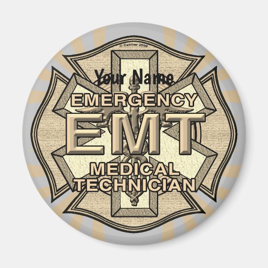 EMT Malteser Cross-Magnet Magnet (Vorne)