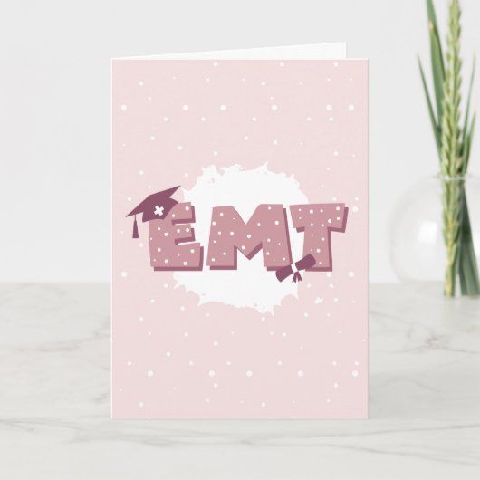 EMT Medizinischer Notdienst-Abschluss Karte (Vorderseite)