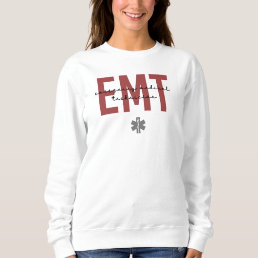 EMT Medizinischer Notfalltechniker Sweatshirt (Vorderseite)