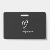 EMT Name Abzeichen Ausweis (Rückseite)