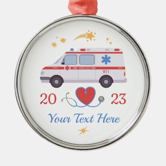EMT Ornament Personalisiert Nurse Ornament (Vorne)