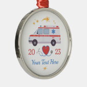 EMT Ornament Personalisiert Nurse Ornament Aus Metall (Rechts)