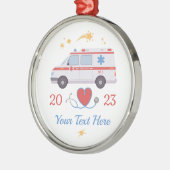 EMT Ornament Personalisiert Nurse Ornament Aus Metall (Links)