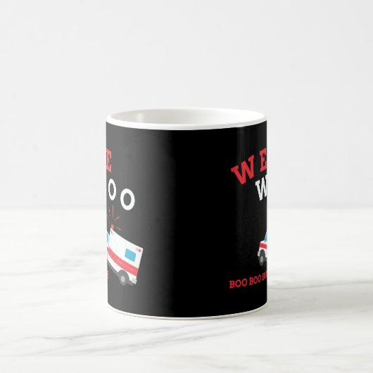 Emt Paramedic Ambulance Boo Boo Bus Wee Woo Kaffeetasse (Mittel)