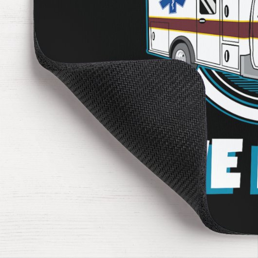 Emt Paramedic Ambulance Sie fallen wir Haul First Mousepad (Ecke)