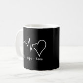 EMT Paramedic EMS Emergency Faith Hope Liebe Kaffeetasse (Vorderseite Links)