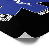 EMT Paramedic EMS Emergency Poster (Ecke)