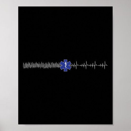 EMT Paramedic EMS Notfallvorsorge Poster (Vorne)