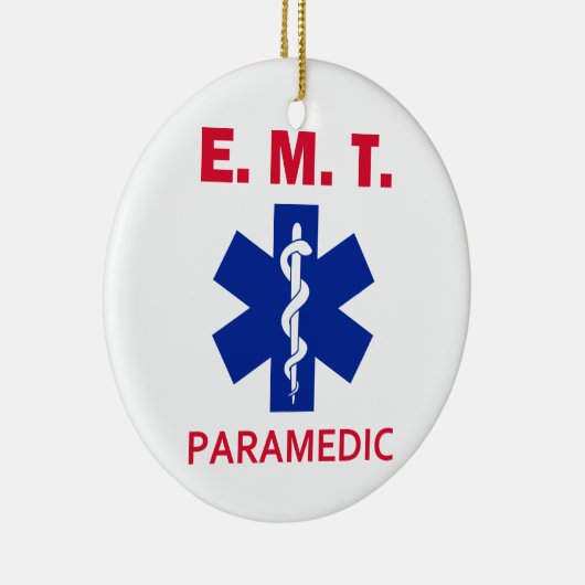 EMT Paramedic Keramik Ornament (Rechts)