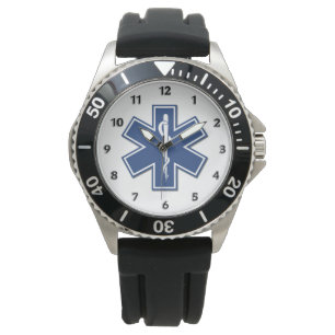EMT Paramedics EMS Star of Life Armbanduhr