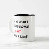 EMT, phantastisch Zweifarbige Tasse (Vorderseite Links)