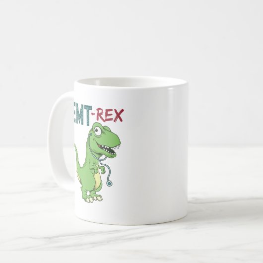 EMT Rex EMT paramedizinische Notfalldienste Kaffeetasse (Vorderseite Links)