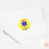 EMT RUNDER AUFKLEBER (Umschlag)