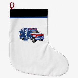 EMT Sanitäter EMS-Krankenwagen Großer Weihnachtsstrumpf