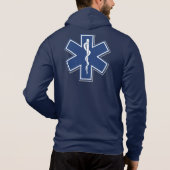 EMT Sanitäter EMS-Stern der Leben-Shirts Hoodie (Rückseite)